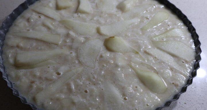 Receta de la tarta de pera