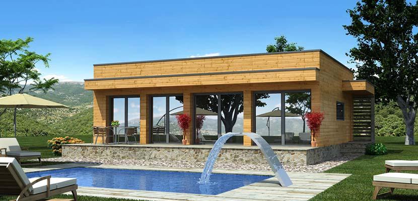 Casa moderna de madera