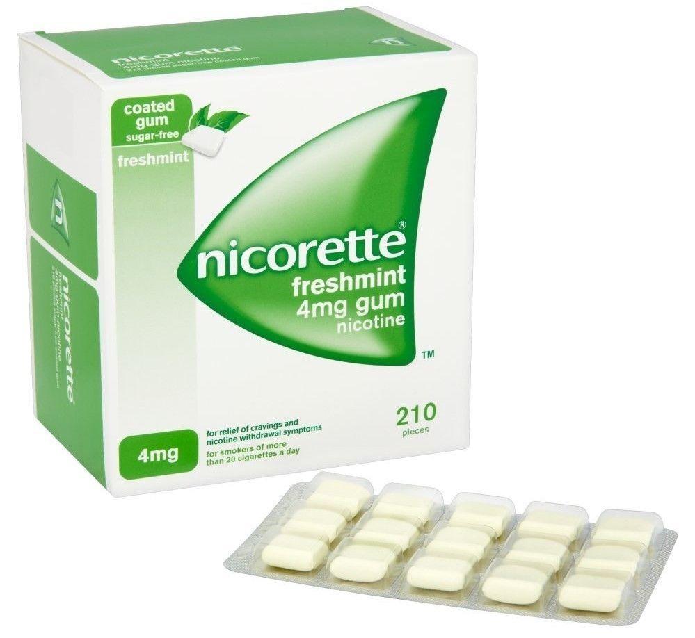 chicle de nicotina fitness