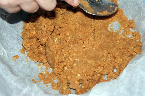 formar la base de la Tartaleta de Crema de Lima