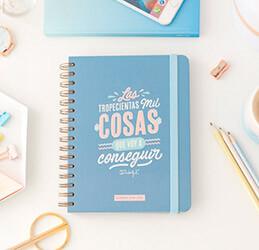 Libreta Mr. Wonderful de color azul