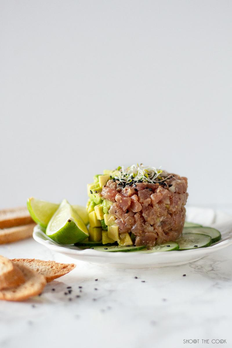 Tartar de atún con aguacate en 15