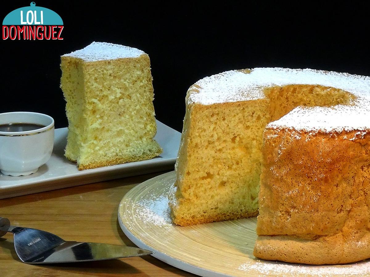 Bizcocho súper esponjoso - Bizcocho de Salamanca (Bollo Maimón). Como hacer uno de los bizcochos más altos y esponjosos, receta muy fácil que además es sin gluten