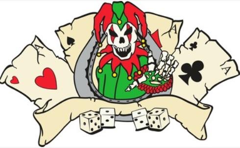 Tatuaje de dados de la suerte