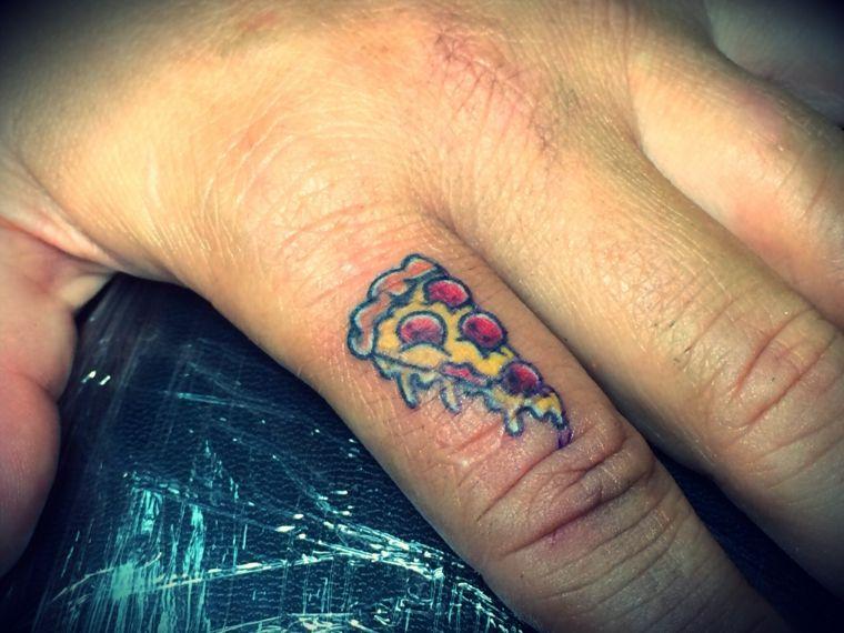 Tatuaje Trozo de pizza