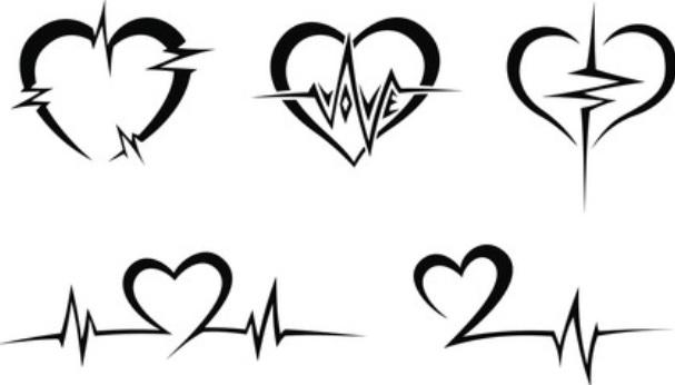 Tatuaje Latidos del coraz&oacute;n
