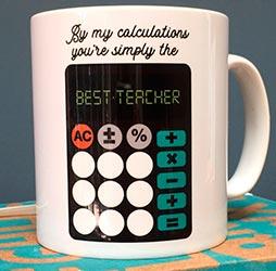 Taza mejor profesor de matemáticas