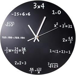 Reloj de pared ecuaciones