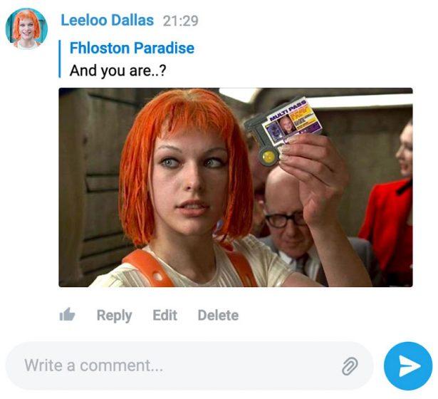Telegram - Widget de comentarios