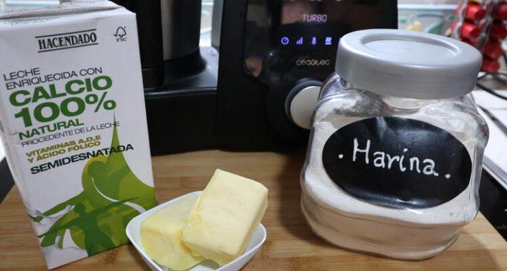 Ingredientes para hacer bechamel en Mambo