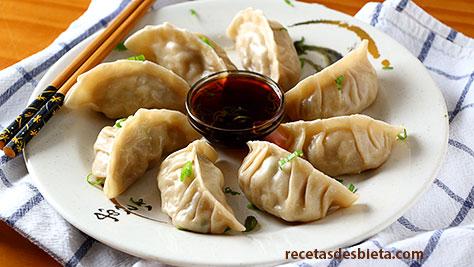 masa de empanadillas gyozas