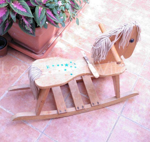 restauración caballito de madera