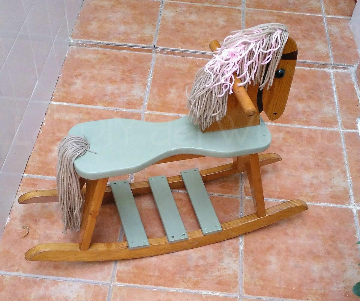 restauración caballito de madera