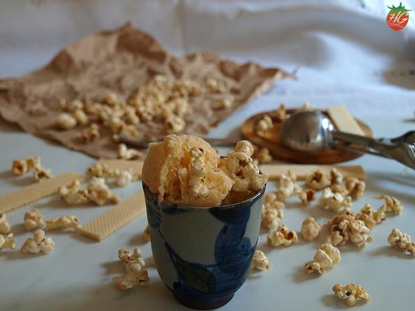 Helado de palomitas de maíz HortoGourmet