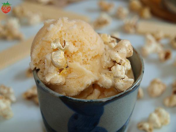 Receta Helado de palomitas