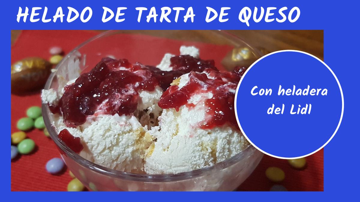 Helado de tarta de queso sin azúcar