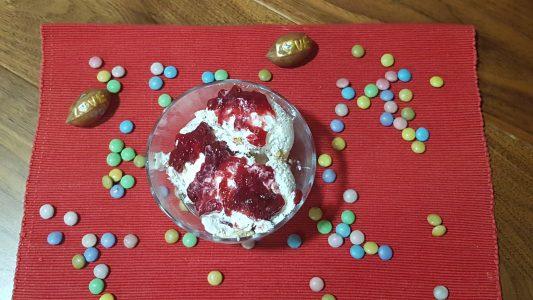 Helado de queso sin azúcar