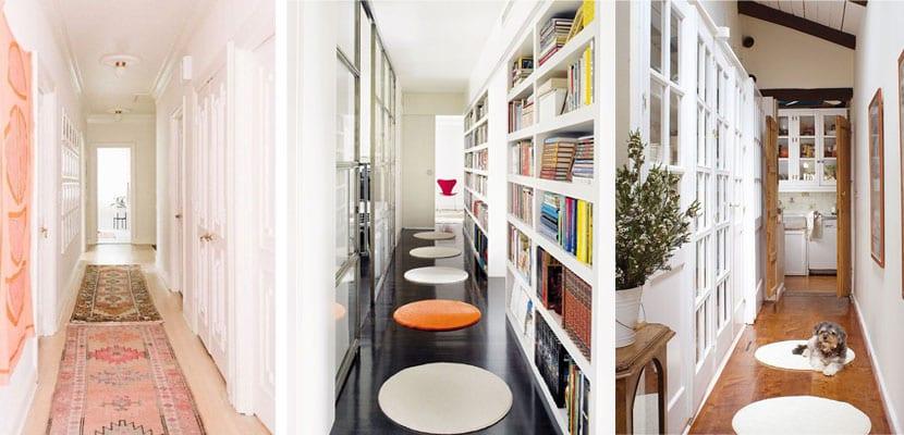 Alfombras en pasillo