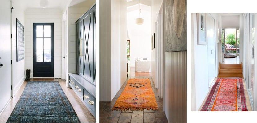 Pasillos con alfombra