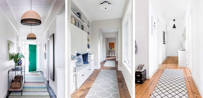 Alfombras de pasillo estampadas