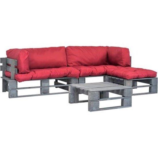 Conjunto de jardín de palets de la tienda online ManoMano.