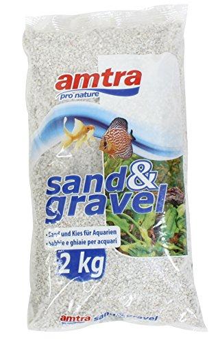 Grava blanca para acuario