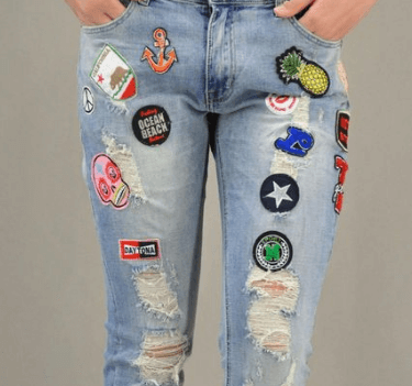 vaqueros decorados muy a la moda