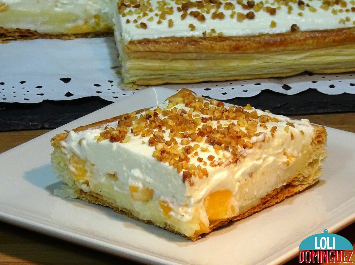 TARTA REGINA ¡¡SIMPLEMENTE DELICIOSA!! Preparada con masa de hojaldre, crema pastelera y nata (crema de leche) además de mi toque personal con fruta de temporada hacen de esta tarta una explosión de sabores