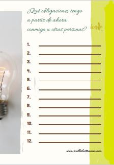 ¿Qué obligaciones tengo a partir de ahora conmigo u otras personas? - Emocional Tips: Vuelta a la Rutina con Energía -icalle ilustración.