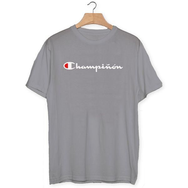 camiseta-Champiñon-gris