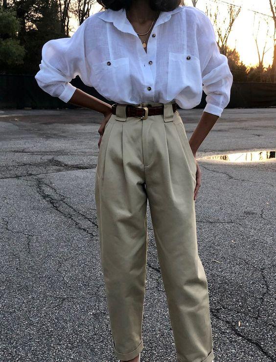 Outfits en colores claros