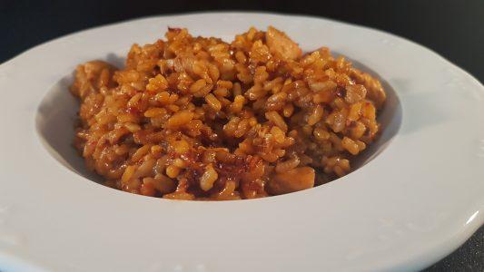 Arroz con pollo y ñoras