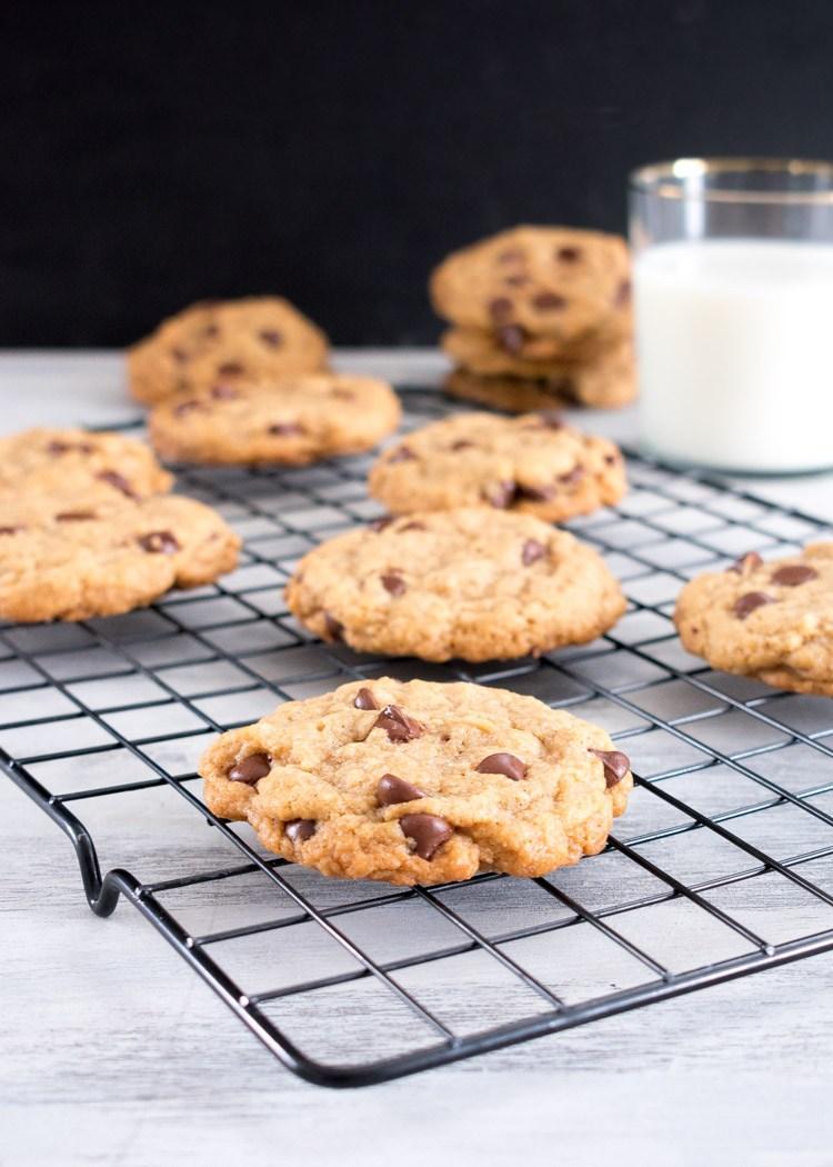 Galletas de chispas de chocolate exprés