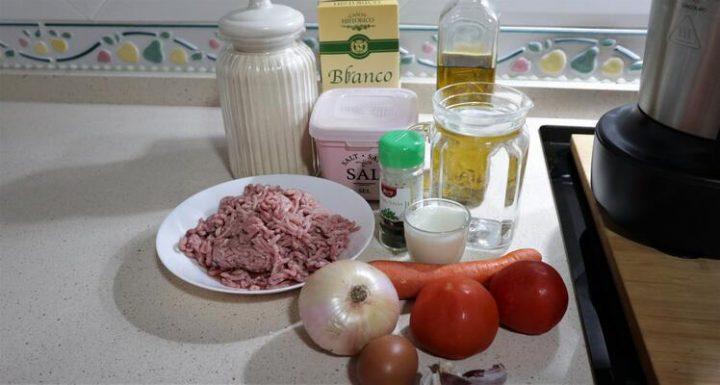 Ingredientes para hacer albóndigas en Mambo 