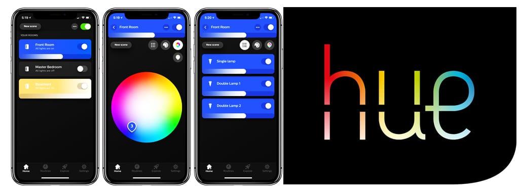 guia philips hue, Reseña 2019 de Philips Hue, Qué es Philips Hue, Philips Hue, Philips Hue Lucca, Philips Hue Turaco, Bombillas Philips Hue, Philips Hue Colour Ambiance Starter Kit, Philips Hue Starter Kit, Domotica store, Iluminación inteligente, iluminacion domotica
