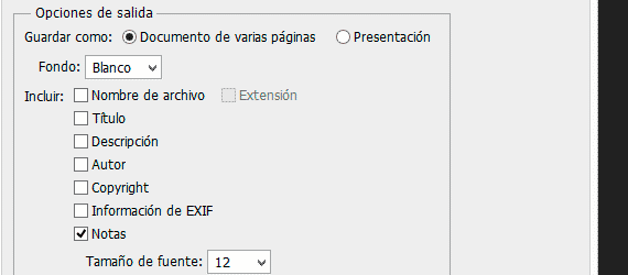 Crear pdf varias páginas Photoshop