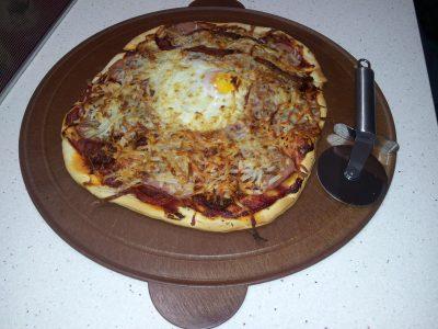pizza con masa comprada