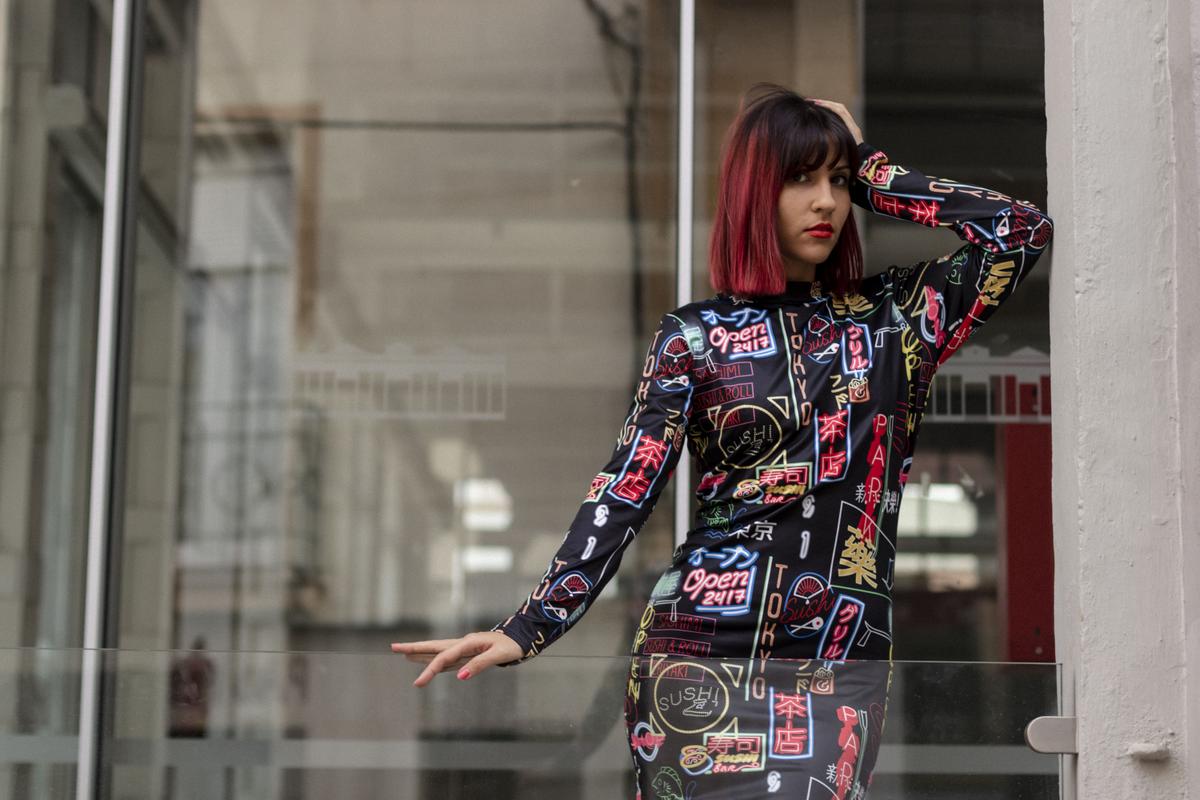 Vestido estampado Tokio