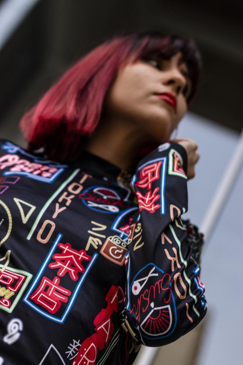 Vestido estampado Tokio