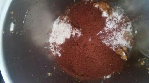 brownie saludable de manzana y chocolate