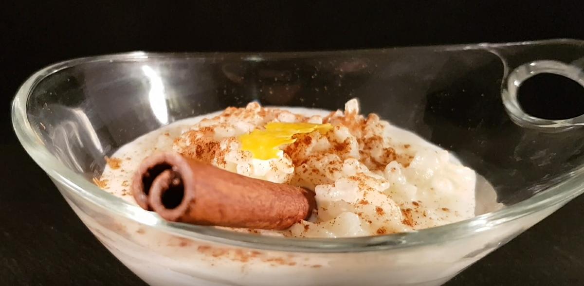 arroz con leche en panificadora