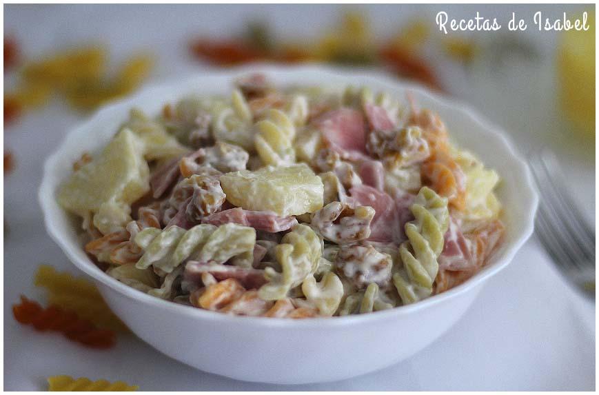 Recetas de pasta tanto calientes, como frías