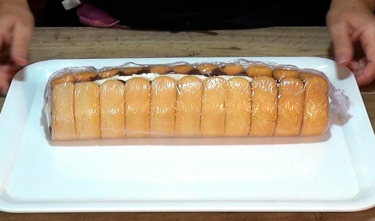 enrollamos bien y si es necesario utilizamos más papel film para que quede con buena forma y bien cubierto, Fig-5