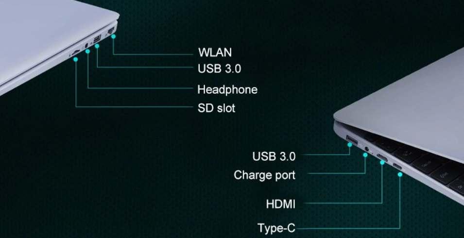 AIWO I8 Plus, puertos