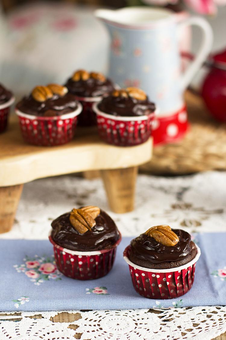 Magdalenas Doble Chocolate una receta sencilla rica y sin gluten