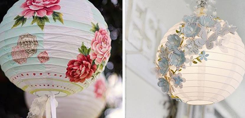 Farolillos de flroes