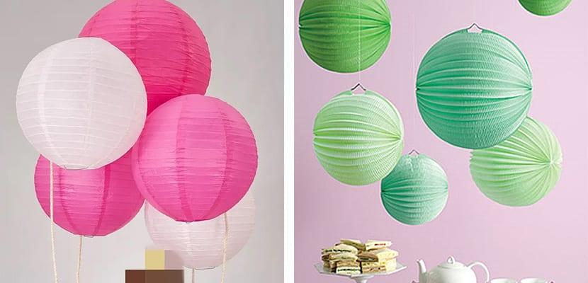 Farolillos de colores