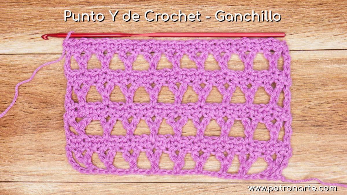 Punto Y de Crochet - Ganchillo