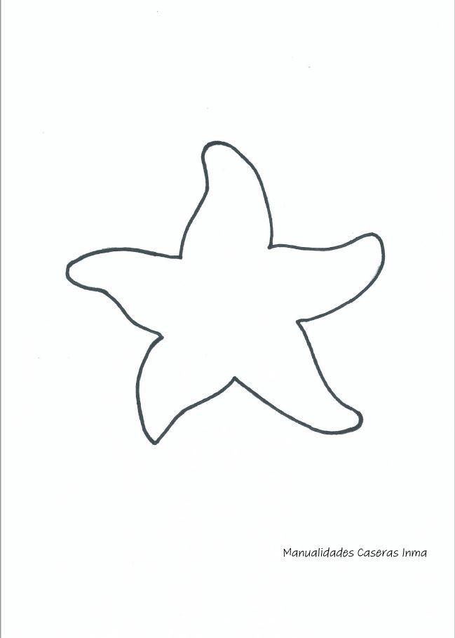 Manualidades Caseras Inma_ patron estrella de mar