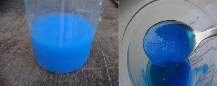 Solución de caldo bordelés